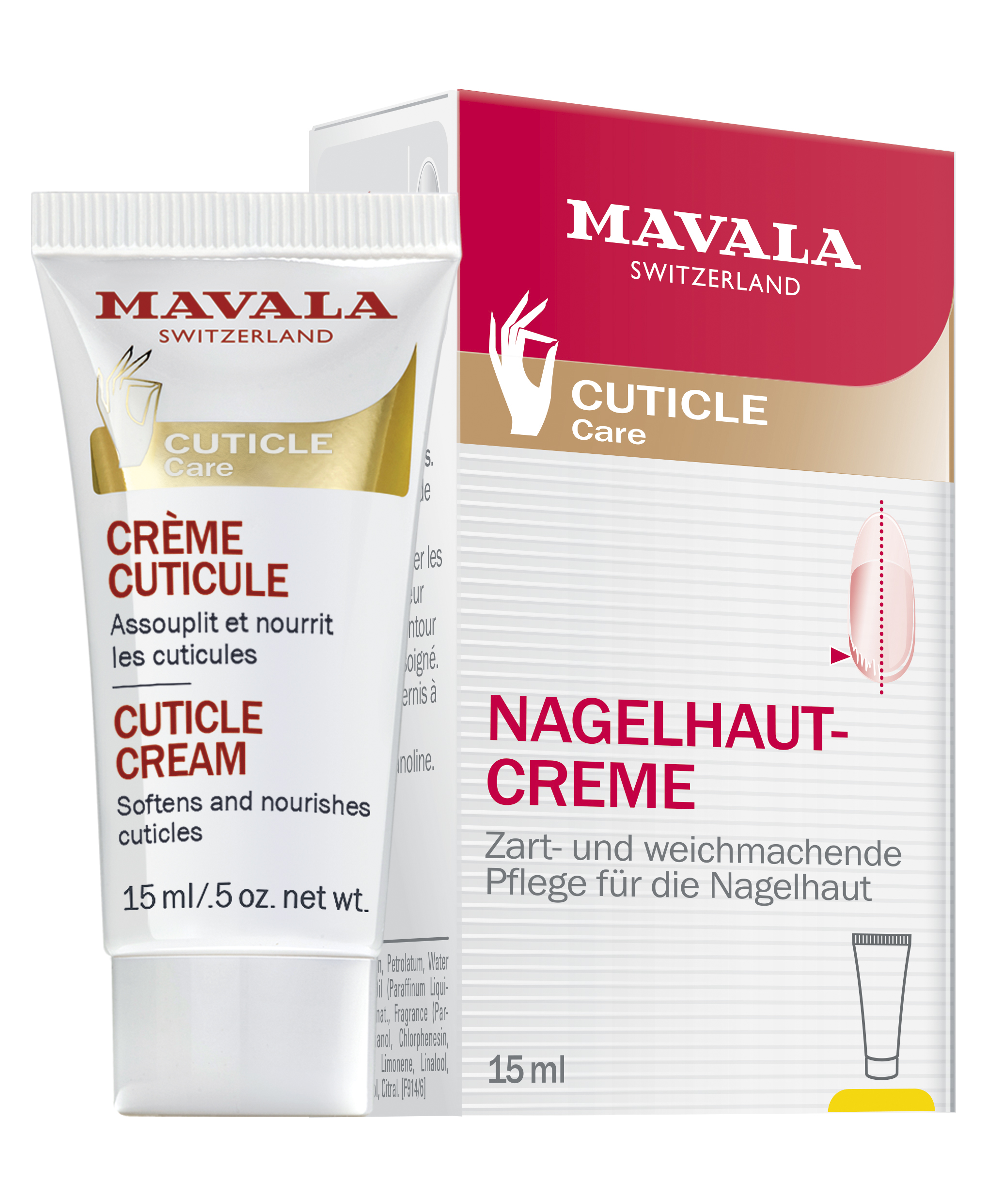 Nagelhautpflegecreme  -  Zart- und weichmachende Pflege für die Nagelhaut