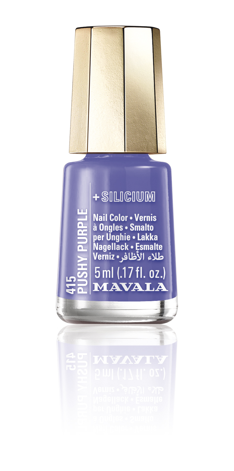 415 Pushy Purple - der Vegane Nagellack +Silicium , verleiht den Nägeln Widerstandskraft und Flexibilität - 11 free Rezeptur 