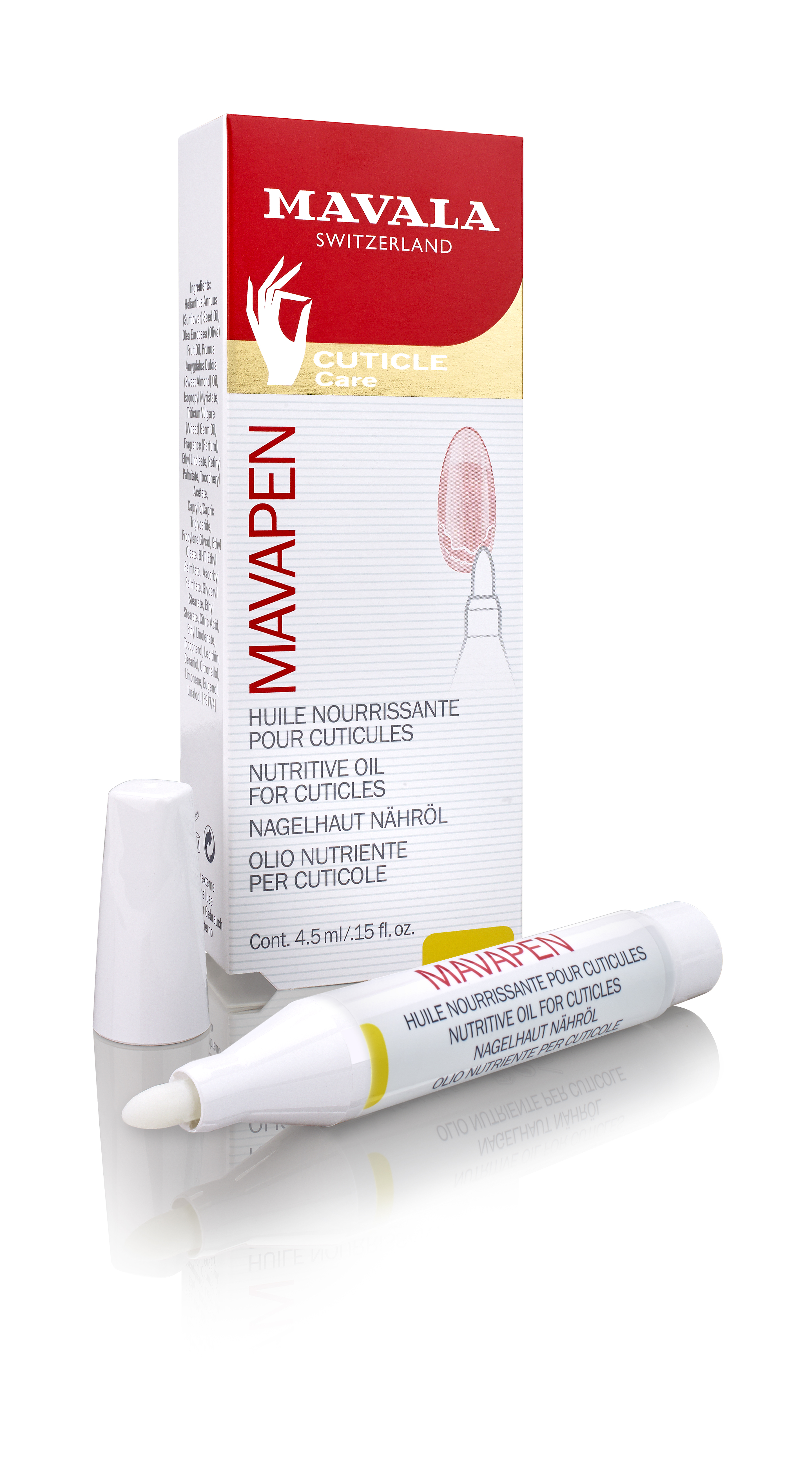 MAVAPEN - Nagelhaut-Nährölstift -  Nährendes Öl für die Nagelhaut  -  Vegan