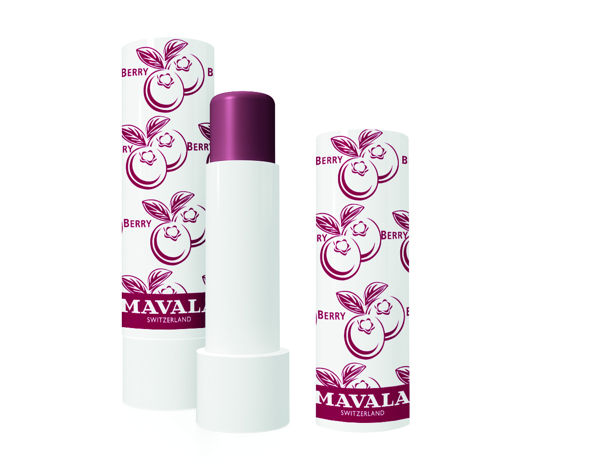 959.24 - MAVALA getönter LIP BALM - Berry - Lippenpflege für Schutz bei rissigen, spröden und trockenen Lippen