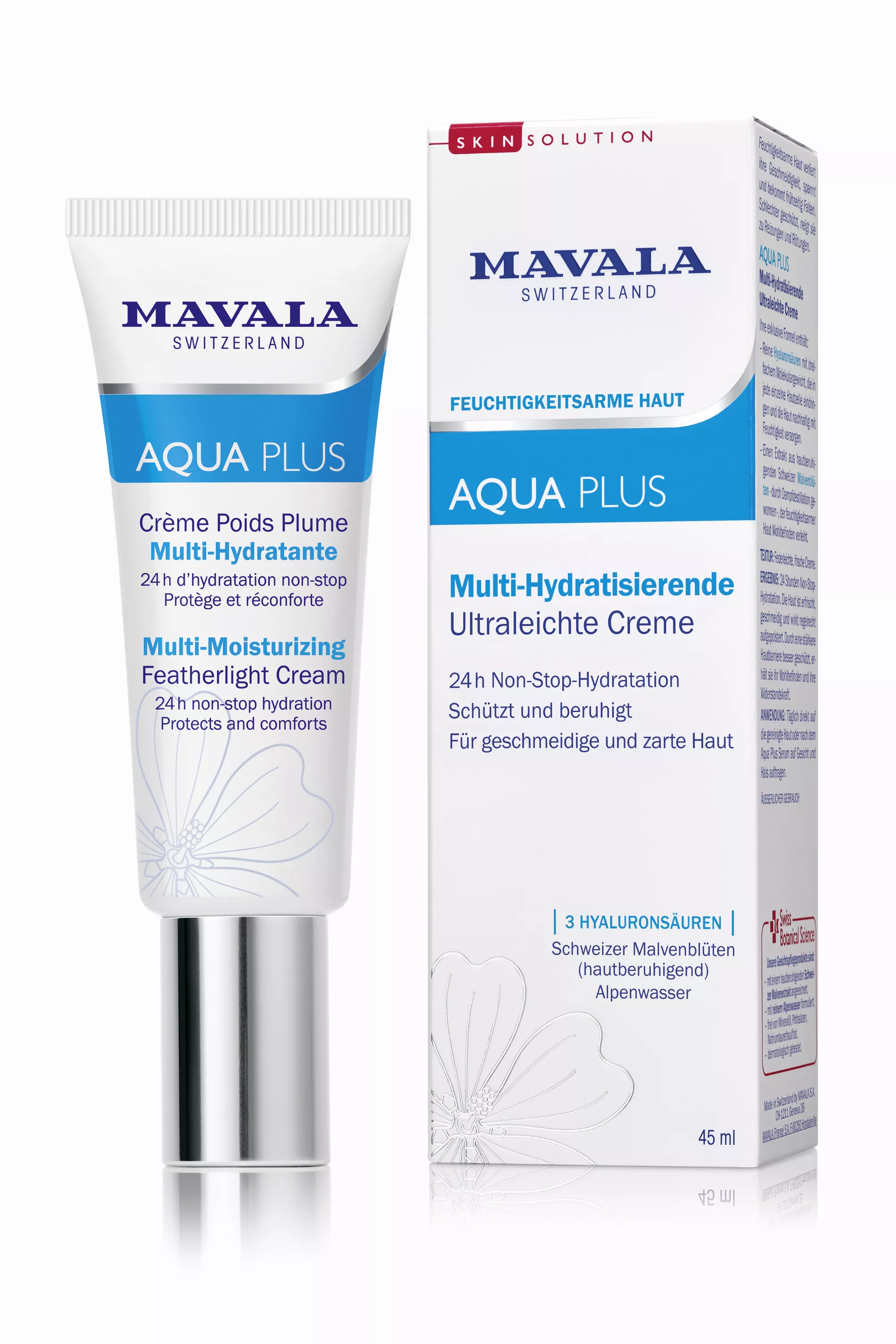 AQUA PLUS - Multi-Hydratisierendes Ultraleichte Creme - Hoch feuchtigkeitsspendend